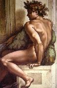 Michelangelo Buonarroti Ignudo oil